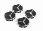 4pcs Matte Black Wheel Hub Inserts Mercedes Benz A0004003800 9283 - Image 6