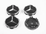 4pcs Matte Black Wheel Hub Inserts Mercedes Benz A0004003800 9283