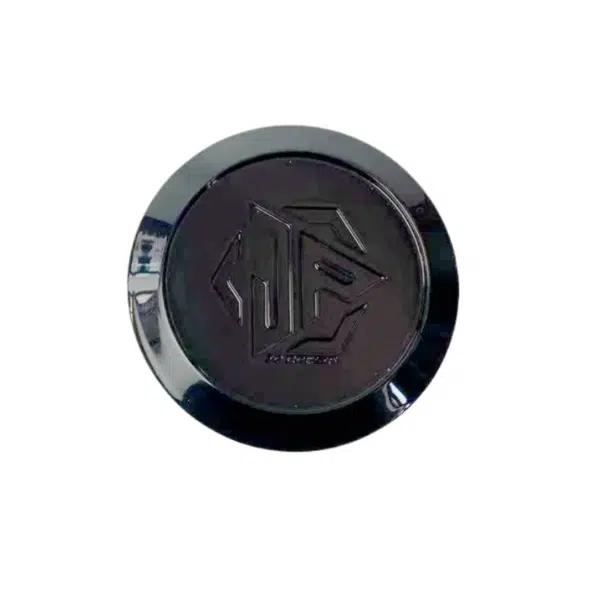 Black 78mm Wheel Center Caps - 4pc Snap-On Set C-A119 - Image 2