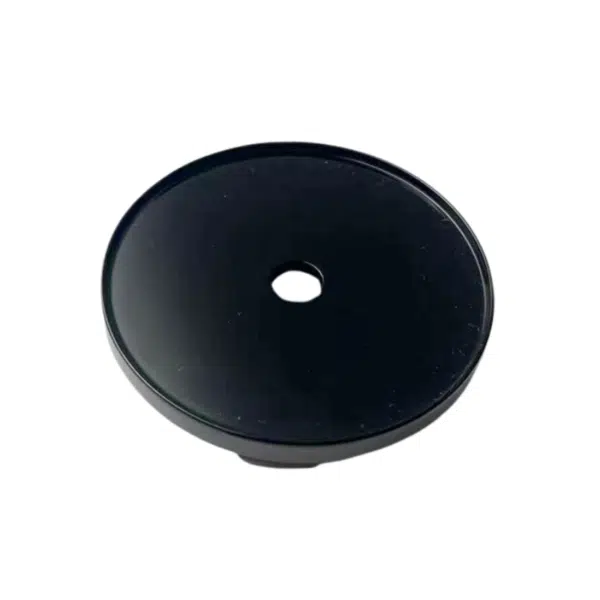 4pcs Set 61mm Snap On Gloss Black Blank Wheel Center Caps – C-60-10 - Image 3