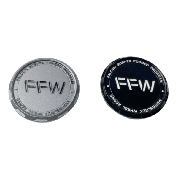 4pcs Set 64mm Customized Snap On Black Wheel Center Caps – C-101-11 - Image 2