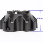 4pcs Set 5x114.3 Snap On Black and Red Offroad Wheel Center Caps – C-665-6/C-074-2 - Image 8