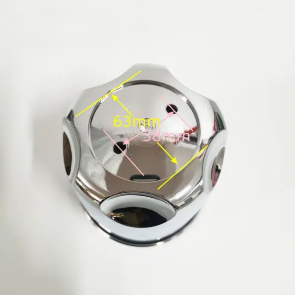 4pcs Set 114mm Snap On Black No Logo Wheel Center Caps – 172CAP2-2 - Image 7