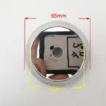 4pcs Set 65mm Snap On Chrome 6 Lugs No Logo Wheel Center Cap – C-023-1 - Image 8