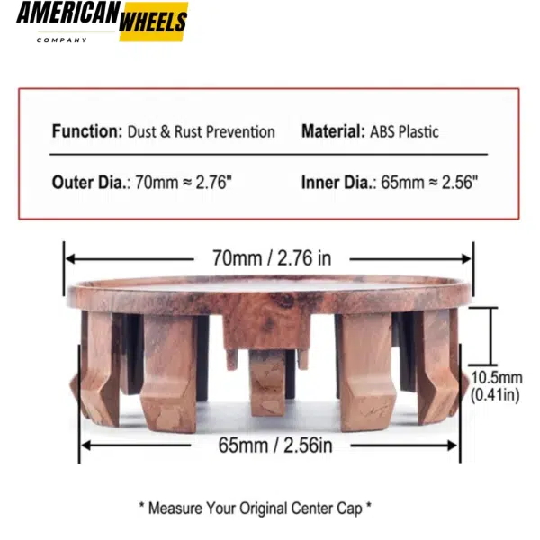 70mm Wheel Hub Center Caps for Nissan Frontier Pathfinder Titan Xterra #40342-EA210 - 20214446 - Image 4