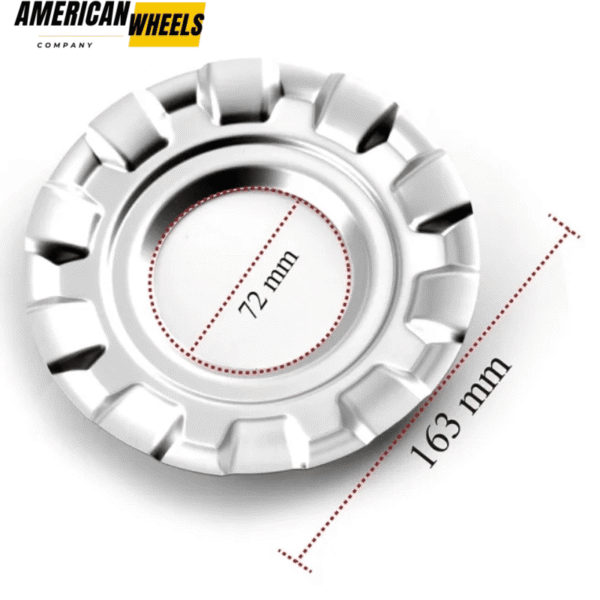 163mm (6.42in) BBS RG II RS II Wheel Center Rim Caps Replacement #09.24.187 4pcs - 20214672BK / SV / CH / CF - Image 22