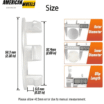 Chrysler 300M LHS Concorde Wheel Center Caps 2115 550157 4pcs 58mm 2.25in - 20272065 - Image 6