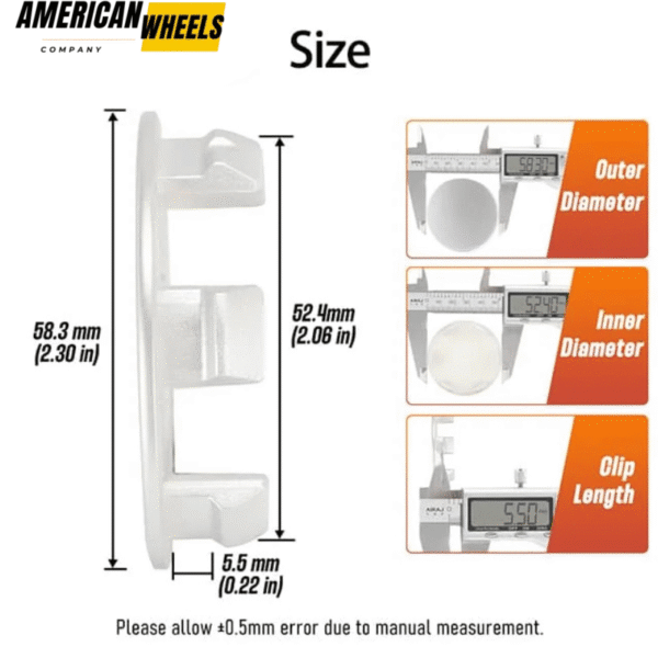 Chrysler 300M LHS Concorde Wheel Center Caps 2115 550157 4pcs 58mm 2.25in - 20272065 - Image 6