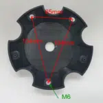 4pcs Set 127mm 5inch Snap On Black Wheel Center Caps PCD5x127 – MCD8406YA01 - Image 13