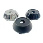 4pcs Set 64mm Snap On Universal Black Wheel Hub Center Caps – C-541 - Image 4