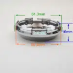 4pcs Set 65mm Snap On Chrome 6 Lugs No Logo Wheel Center Cap – C-023-1 - Image 7