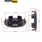 68mm 2 11/16in Universal HubCaps For BBS Wheel Center Caps XXR Enkei Rays Jeep #654F - Image 21