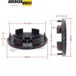 68mm 2 11/16in Universal HubCaps For BBS Wheel Center Caps XXR Enkei Rays Jeep #654F - Image 21