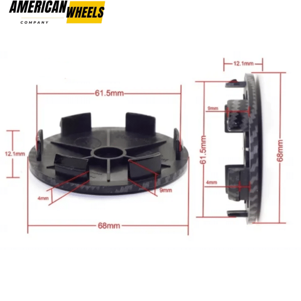 68mm 2 11/16in Universal HubCaps For BBS Wheel Center Caps XXR Enkei Rays Jeep #654F - Image 21