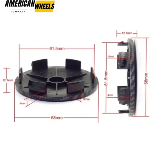 68mm 2 11/16in Universal HubCaps For BBS Wheel Center Caps XXR Enkei Rays Jeep #654F - Image 21