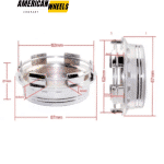 67mm (2.64in) Rays Niche Nissan XXR Wheel Center Caps #C-307-1 - 20214153 - Image 12