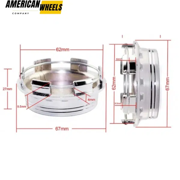 67mm (2.64in) Rays Niche Nissan XXR Wheel Center Caps #C-307-1 - 20214153 - Image 12