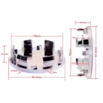 85mm 3.35in for 2004-2019 Nissan Titan Armada Center Caps #40342-7S500 - 20214445 - Image 7