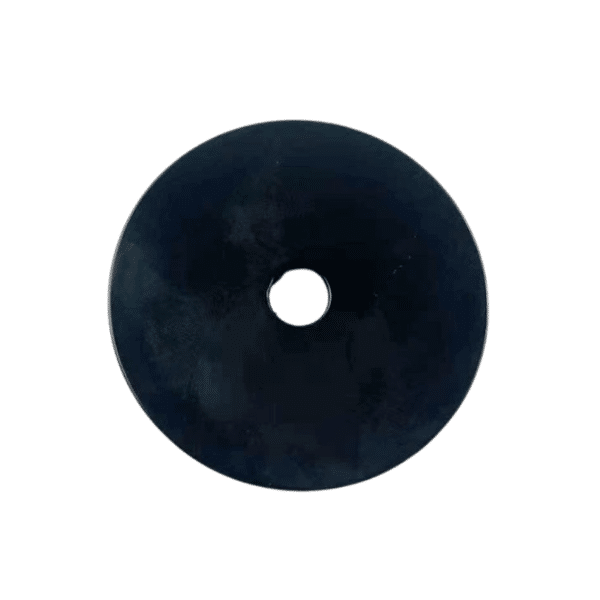 4pcs Set 64.5mm Snap On Blank Black Wheel Center Caps – C-XJ037 - Image 2