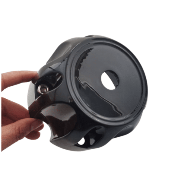 4pcs Set 107mm Snap On No Logo Black Wheel Center Caps 5×108 5×110 5×112 2 Screw Hole – C-529-3 - Image 4