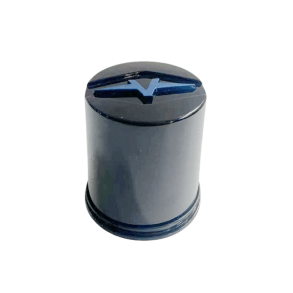 4pcs Set 76mm Snap On Black Golf Cart Wheel Center Caps – C-A16 - Image 2