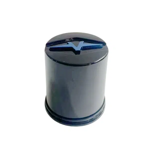 4pcs Set 76mm Snap On Black Golf Cart Wheel Center Caps – C-A16 - Image 2