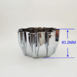 4pcs Set 168.3mm Snap On Black 8 Lug No Logo Wheel Center Cap – C612104 / C1080204 - Image 7