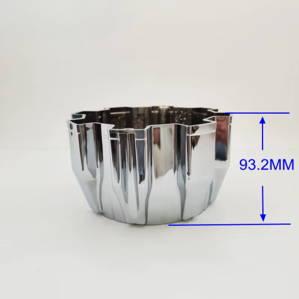 4pcs Set 168.3mm Snap On Black 8 Lug No Logo Wheel Center Cap – C612104 / C1080204 - Image 7