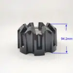 4pcs Set 170mm Snap On Black 8 Hole 8×165 / 8×170 Wheel Center Hub Cap – C-030-6 - Image 7