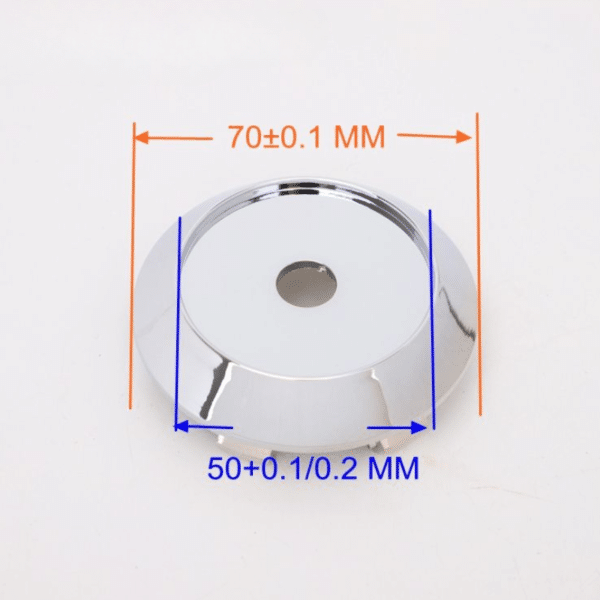 4pcs Set 70mm Snap On Black Wheel Center Caps – C123201 - Image 7