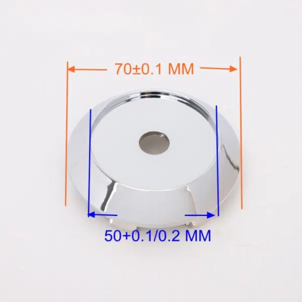 4pcs Set 70mm Snap On Black Wheel Center Caps – C123201 - Image 7