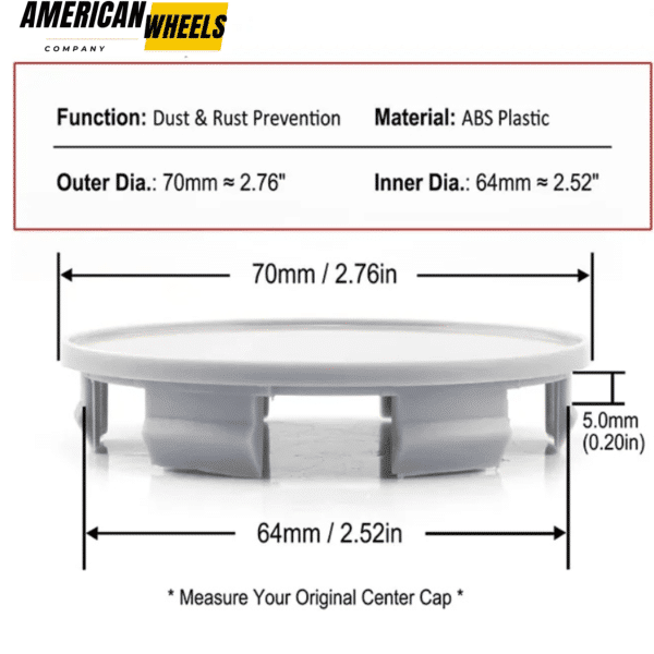 70mm (2.76in) Wheel Center Cap For Honda Accord Odyssey #44732-SXO-JO10 - 20213274 - Image 12