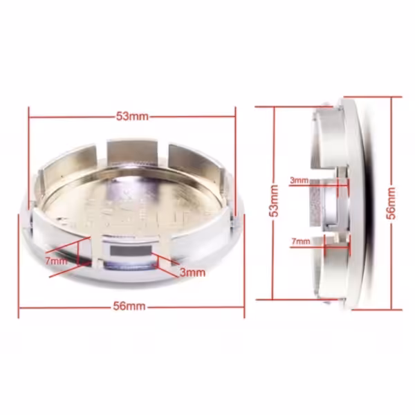 56mm 2.2in Universal Center Caps for Volkswagen Golf Jetta GLS #1j0601171 - 20213702 - Image 11