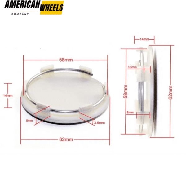 2008 Audi A5/Rays Volk Racing Wheel Center Caps for TE37 15"&16" Rims 62mm 2 7/16in - 20214349 - Image 20