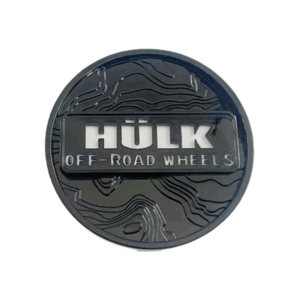 4pcs Set 98mm Off Road Wheels Snap On Gloss Black Wheel Center Caps – A116 - Image 2