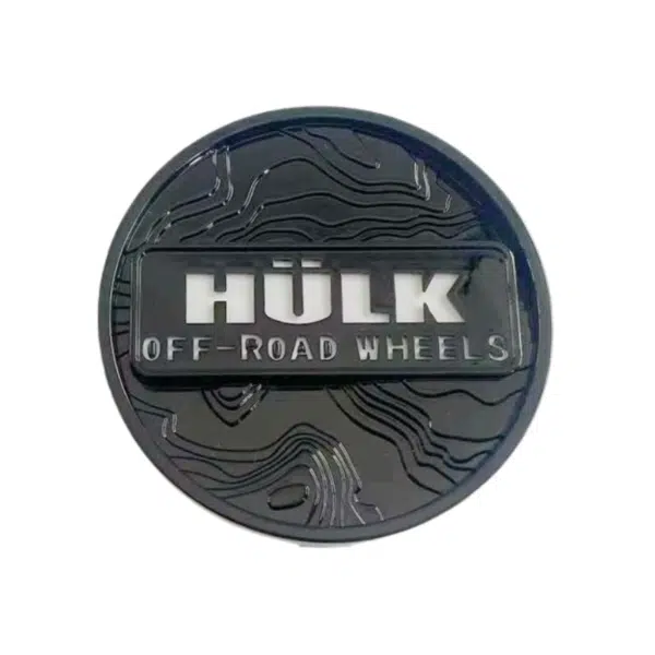 4pcs Set 98mm Off Road Wheels Snap On Gloss Black Wheel Center Caps – A116 - Image 2