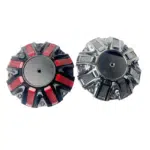 4pcs Set 174mm Snap On Black Offroad Wheel Center Caps – C-A115 - Image 2