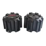 4pcs Set 135.1±0.3mm Snap On Matte Black Off-road Wheel Center Caps – C-665-3 / C-665-4 - Image 2