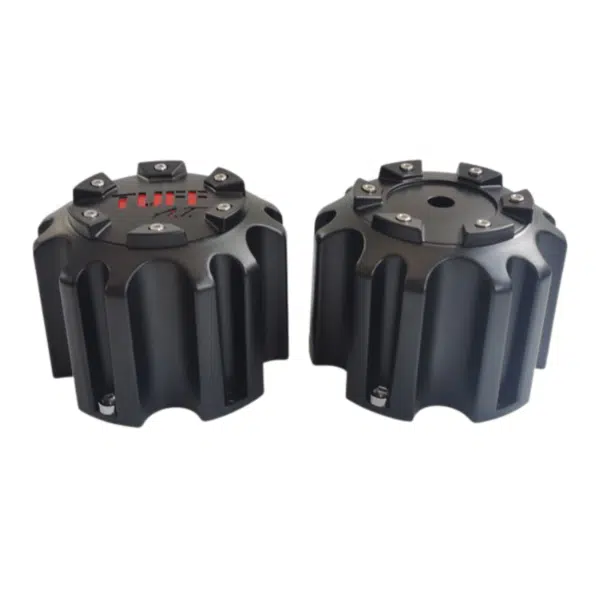 4pcs Set 135.1±0.3mm Snap On Matte Black Off-road Wheel Center Caps – C-665-3 / C-665-4 - Image 2