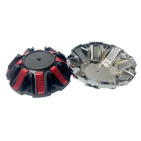 4pcs Set 174mm Snap On Black Offroad Wheel Center Caps – C-A115 - Image 3