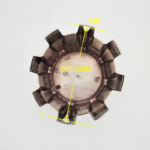 4pcs Set 168.3mm Snap On Black 8 Lug No Logo Wheel Center Cap – C612104 / C1080204 - Image 8