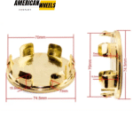 75mm 2.93in for OZ Racing Center Caps Forged Superforgiata Wheels M608 - 20213945 - Image 10