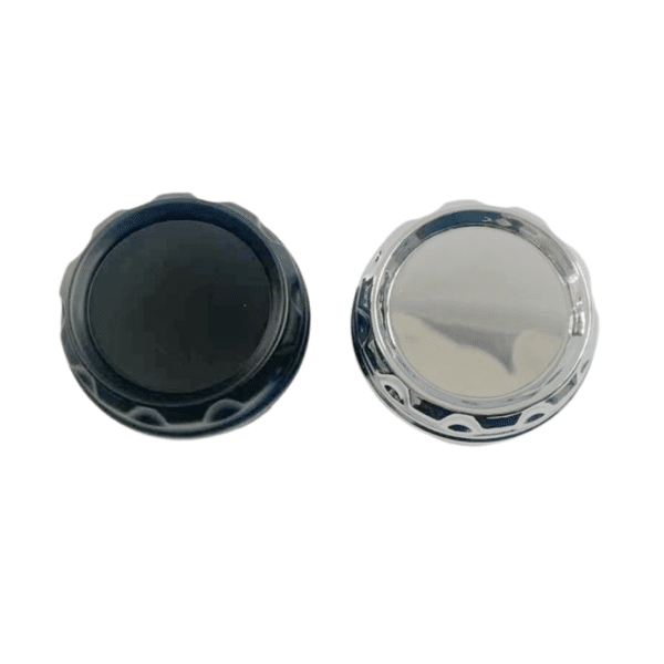 4pcs Set 60mm Snap On Black Blank Wheel Center Caps – CAP840 - Image 2