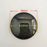 4pcs Set 68mm Snap On Black 4 Pin Wheel Center Caps – C-026 - Image 7