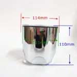 4pcs Set 114mm Snap On Black No Logo Wheel Center Caps – 172CAP2-2 - Image 6