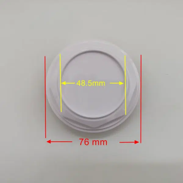 4pcs Set 76mm Snap On No Logo Black Wheel Center Caps – C-A91-1 - Image 9