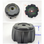 4pcs Set 128mm Snap On CB 110 Off Road No Logo Black Wheel Center Caps – C-835 - Image 7