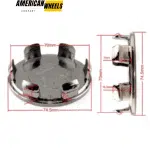 75mm 2.93in for OZ Racing Center Caps Forged Superforgiata Wheels M608 - 20213945 - Image 11