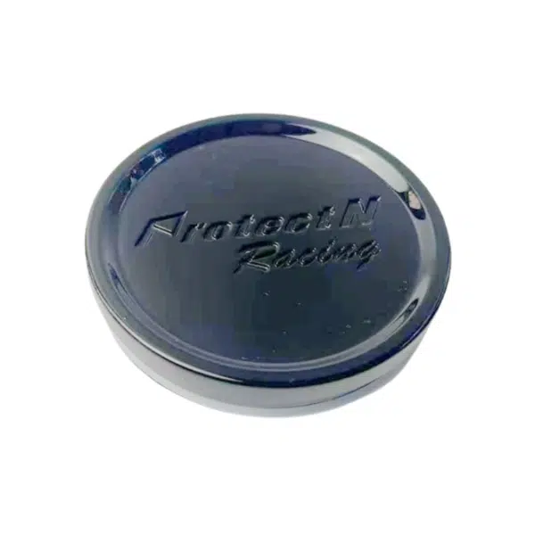 Black 69mm Wheel Center Caps - 4pc Snap-On Set with O-Ring - Image 2