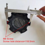 4pcs Set 132.6mm Snap On Black 6x135.1 Off-Road Wheel Center Caps for Tuning – C-A99 - Image 7